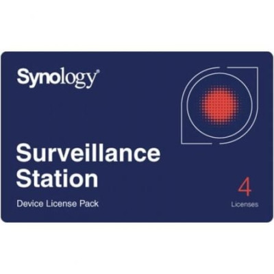 Licencia Física Synology Surveillance Device License Pack/ 4 Dispositivos | Accesorios NAS