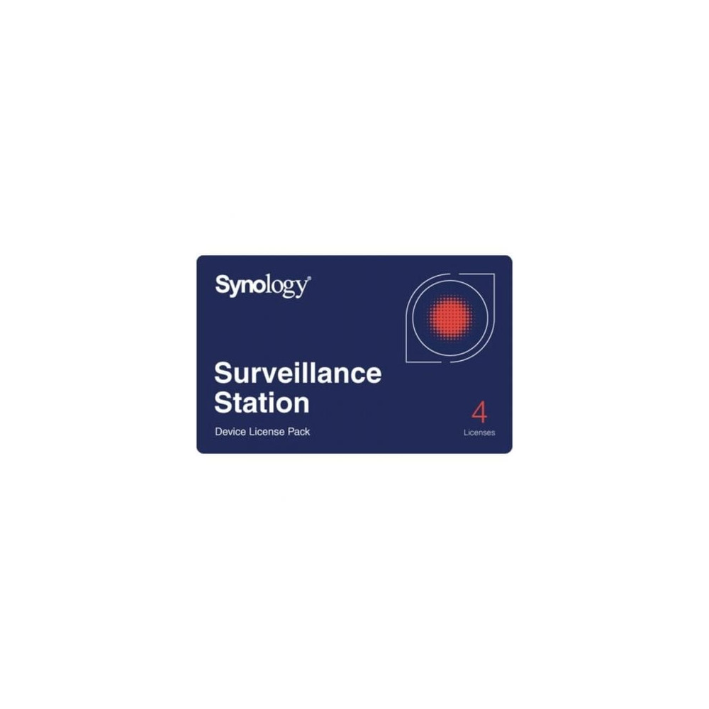 Licencia Física Synology Surveillance Device License Pack/ 4 Dispositivos | Accesorios NAS
