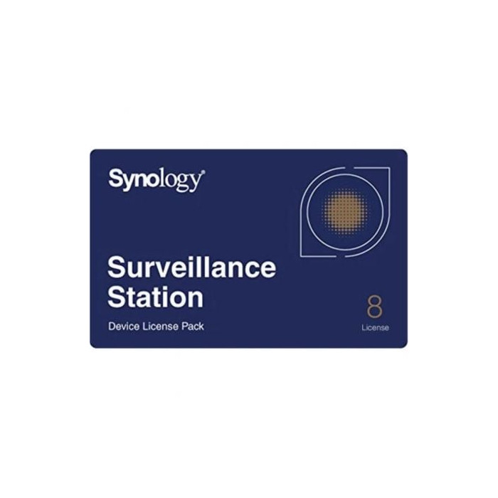Licencia Física Synology Surveillance Device License Pack/ 8 Dispositivos | Accesorios NAS