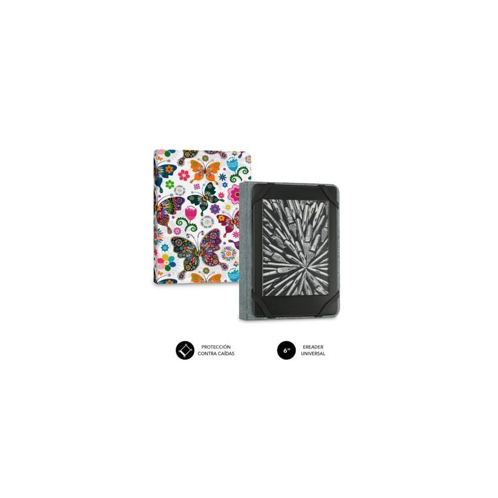 Funda para libro electrónico Subblim 1EC010 Clever Ebook Case 6' Mariposas | Fundas