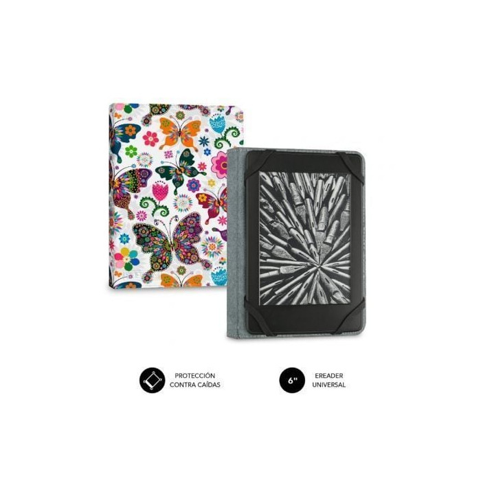 Funda para libro electrónico Subblim 1EC010 Clever Ebook Case 6' Mariposas | Fundas