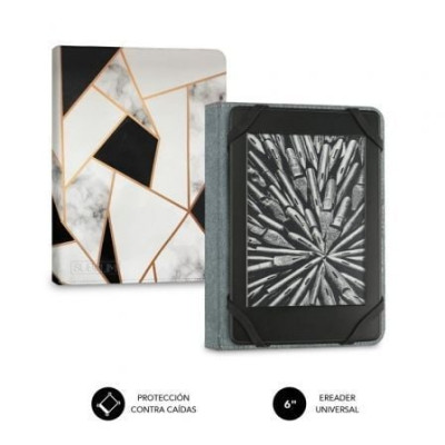 Funda para libro electrónico Subblim 1EC011 Clever Ebook Case 6' Mármol Negro | Fundas
