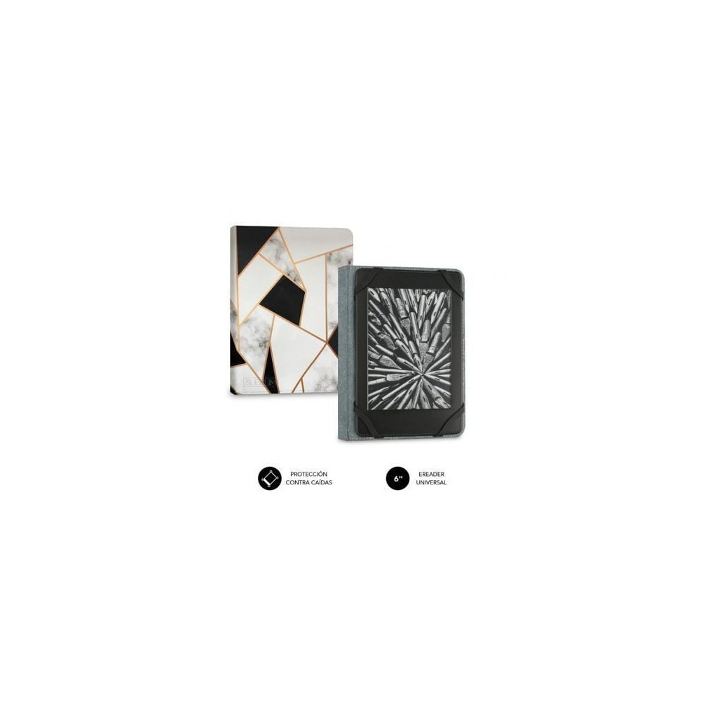 Funda para libro electrónico Subblim 1EC011 Clever Ebook Case 6' Mármol Negro | Fundas