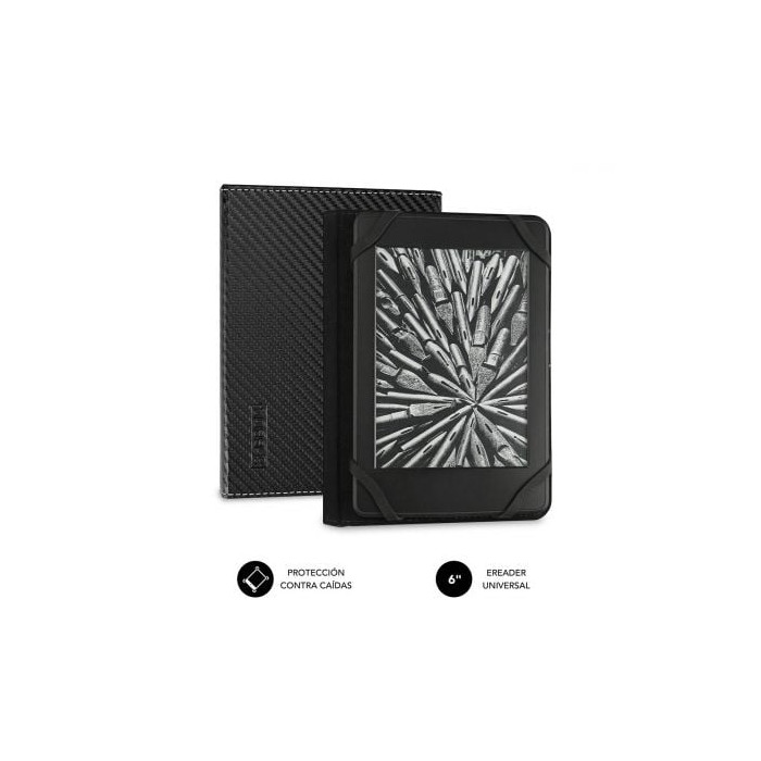 Funda para libro electrónico Subblim Clever Case/ Negra | Fundas
