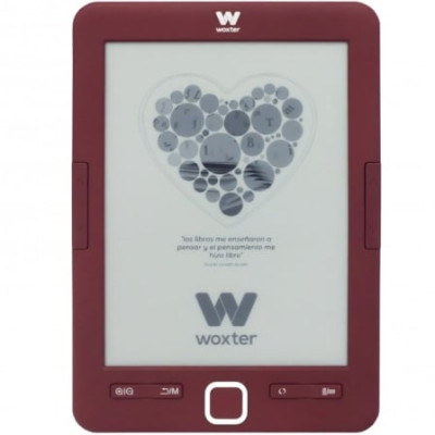Libro Electrónico Ebook Woxter Scriba 195/ 6'/ Tinta Electrónica/ Rojo | E-Books