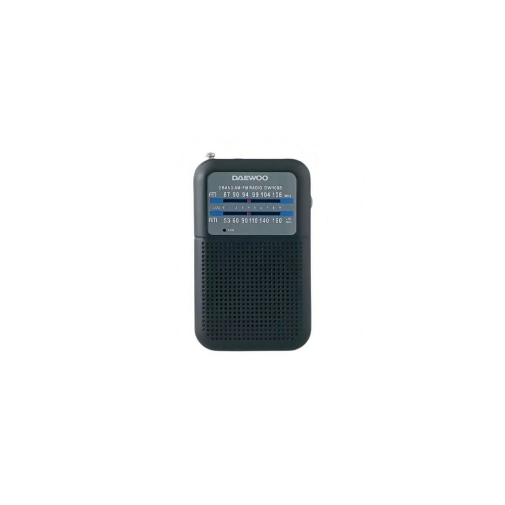 Radio Portátil Daewoo DW1008/ a Pilas/ Negra | Radios