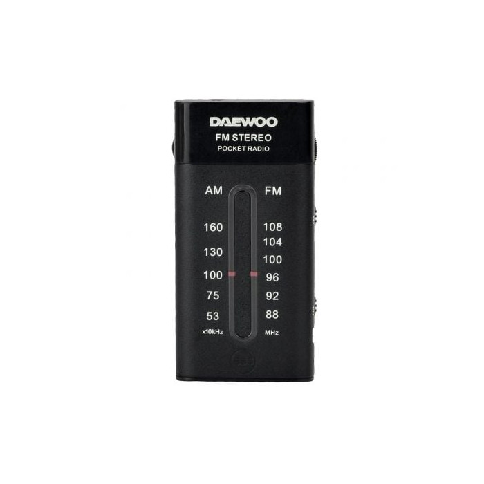 Radio Portátil Daewoo DW1109/ a Pilas/ Negra | Radios