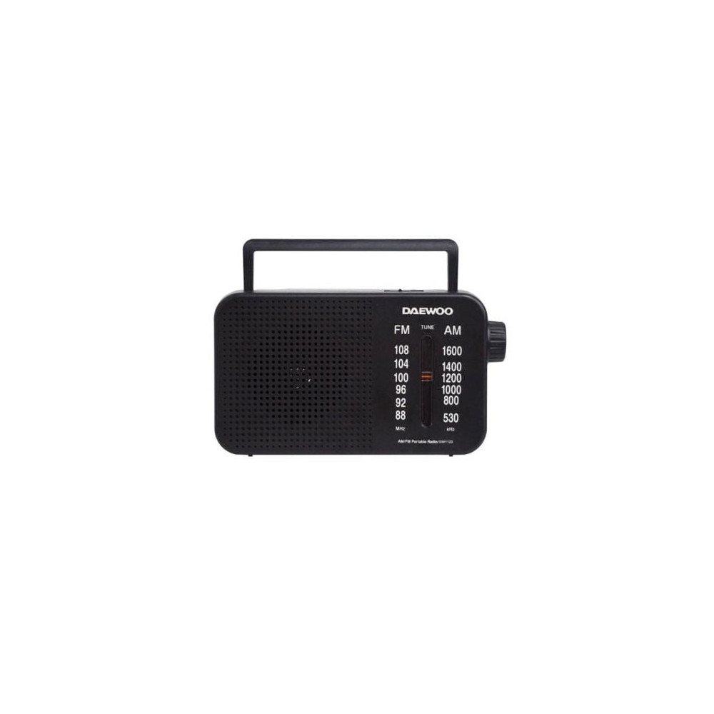 Radio Portátil Daewoo DW1123/ Negra | Radios
