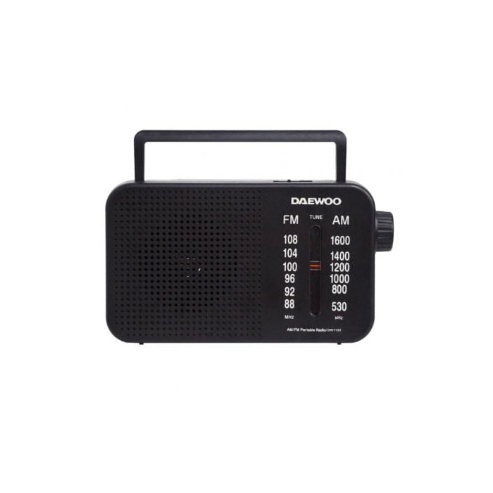 Radio Portátil Daewoo DW1123/ Negra | Radios