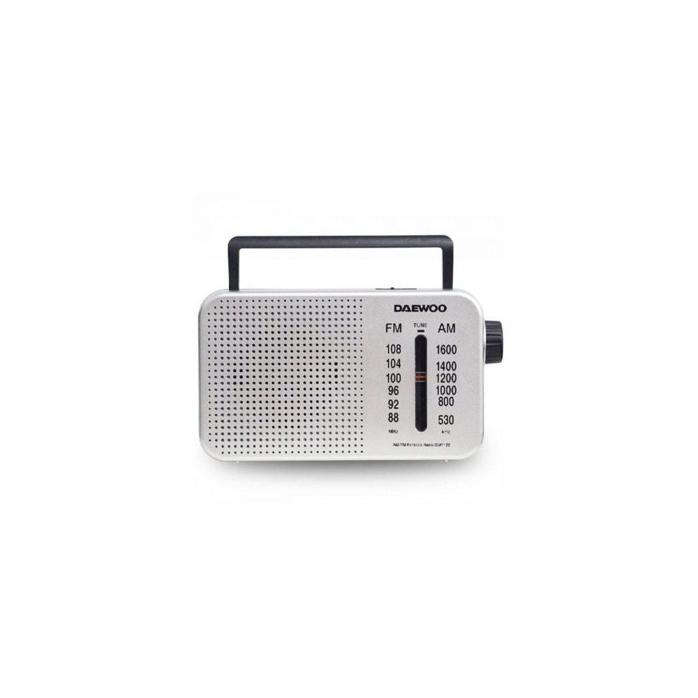 Radio Portátil Daewoo DW1122/ Plata | Radios