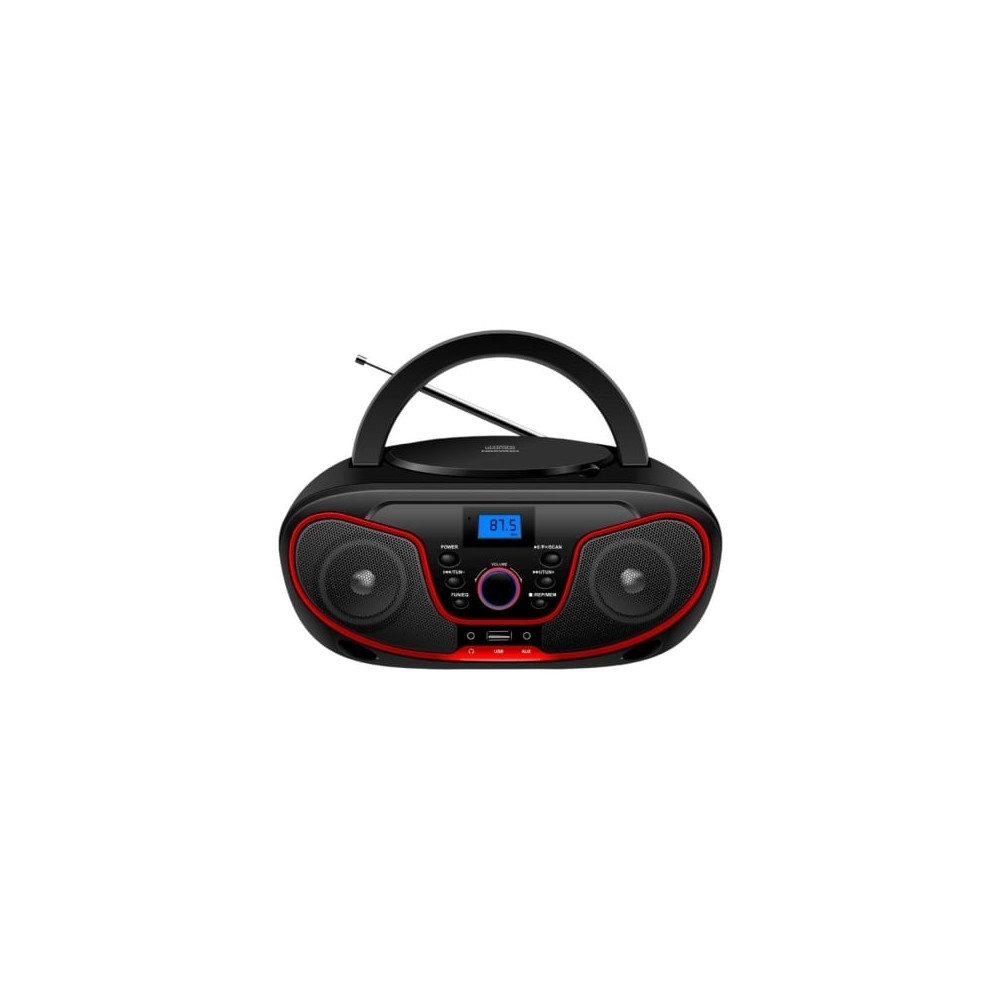 Radio CD Daewoo DW3013/ 4W/ a Pilas/ Rojo | Radios