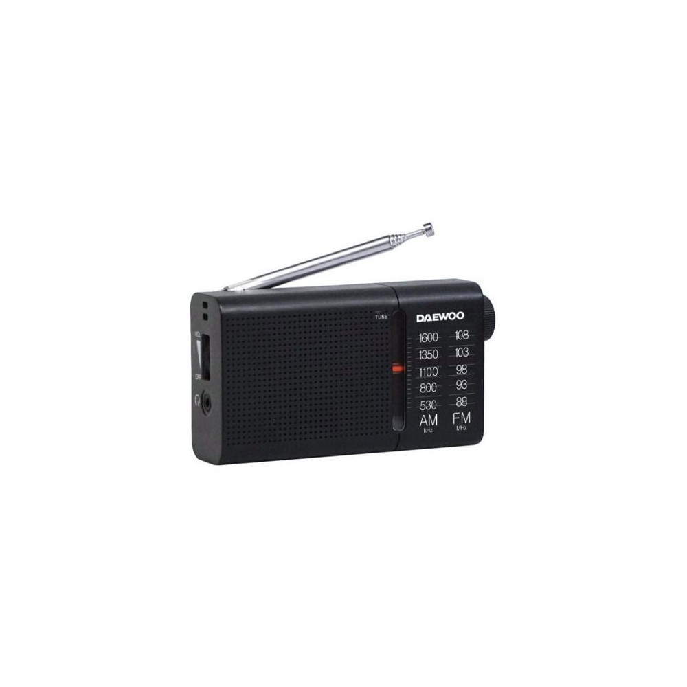 Radio Portátil Daewoo DW1119/ Negra | Radios