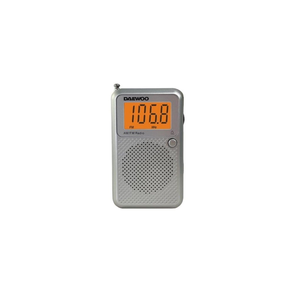 Radio Portátil Daewoo DW1115/ a Pilas/ Gris | Radios