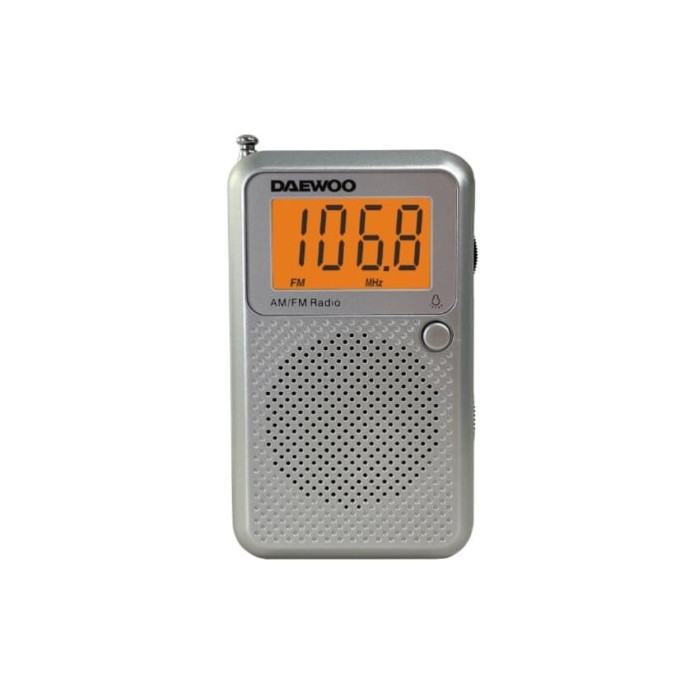 Radio Portátil Daewoo DW1115/ a Pilas/ Gris | Radios