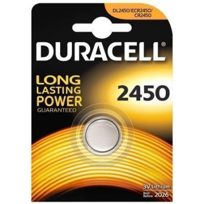 Pila de Botón Duracell CR2450/ 3V | Pilas