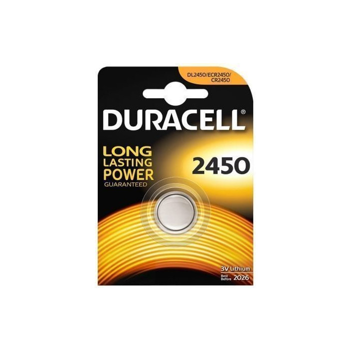 Pila de Botón Duracell CR2450/ 3V | Pilas