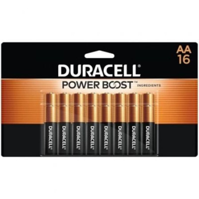 Pack de 16 Pilas AA Duracell Plus Power Boost DPBLR6B16/ 1.5V/ Alcalinas | Pilas