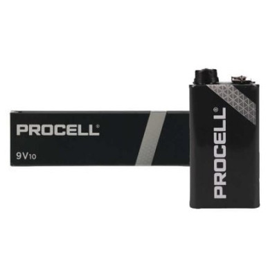 Pack de 10 Pilas Duracell PROCELL ID1604IPX10/ 9V/ Alcalinas | Pilas
