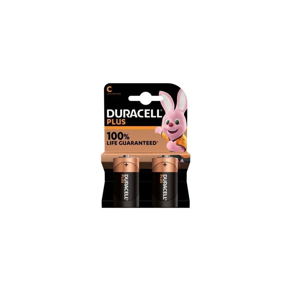 Pack de 2 Pilas C Duracell LR14/ 1.5V/ Alcalinas | Pilas