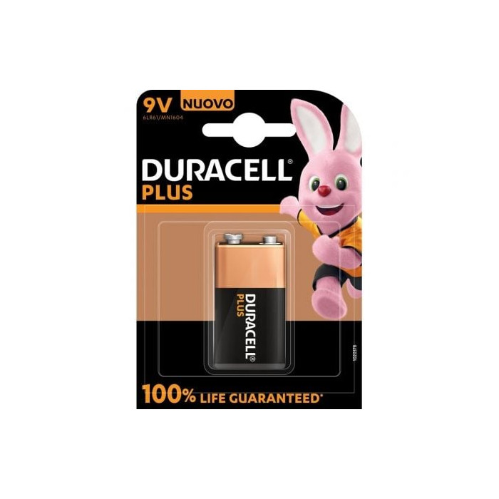 Pila Duracell Plus MN1604/ 9V/ Alcalina | Pilas
