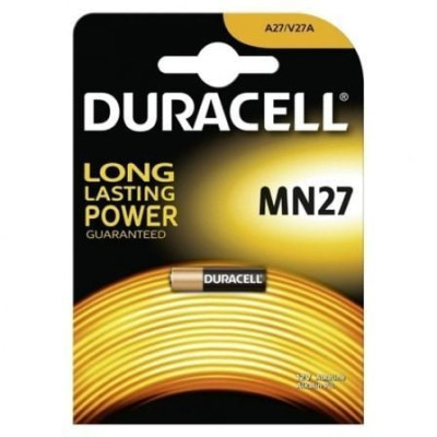 Pila A27 Duracell MN27/ 12V/ Alcalinas | Pilas