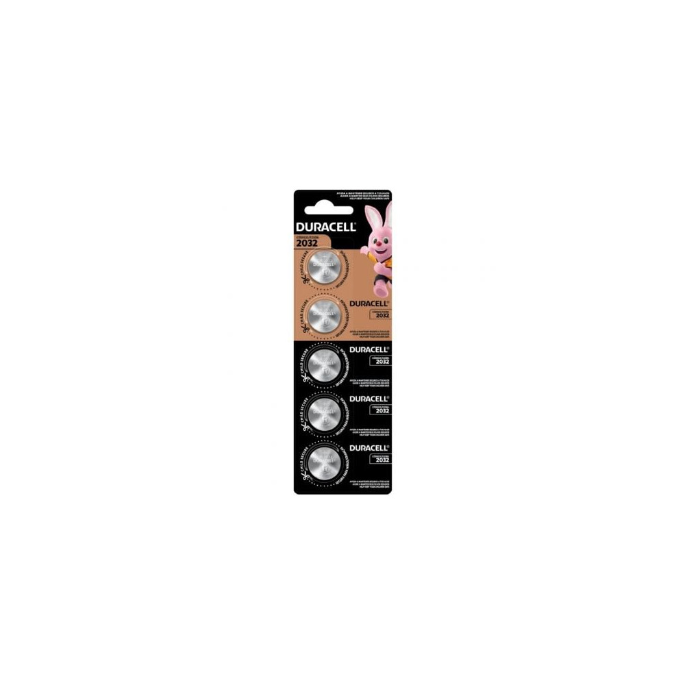Pack de 5 Pilas de Botón Duracell DL2032B5/ 3V | Pilas