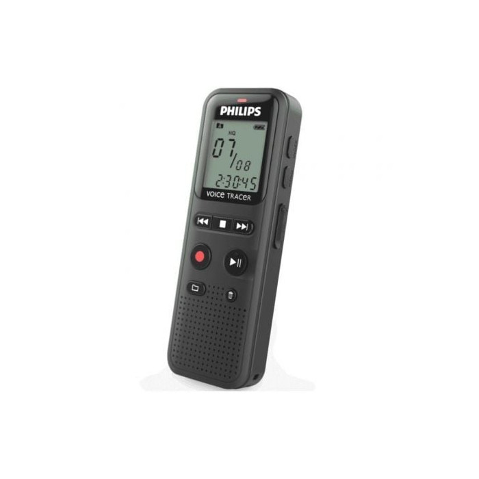 Grabadora de Voz Philips VoiceTracer DVT1160/ 8kHz/ Negro | Grabadoras de Voz