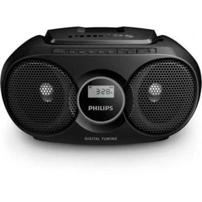 Radio CD Philips AZ215B/12/ 3W/ a Pilas/ Negra | Radios