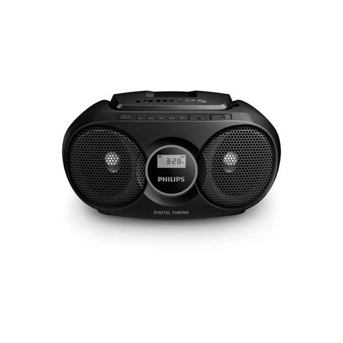 Radio CD Philips AZ215B/12/ 3W/ a Pilas/ Negra | Radios