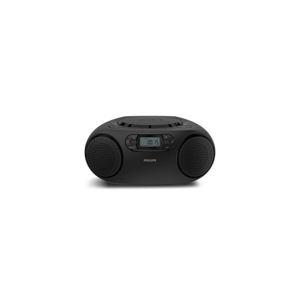 Radio CD Philips TAZ2000B/ 3W RMS/ con Cable/ con Pilas/ Negra | Radios