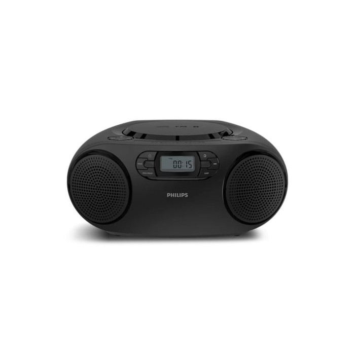 Radio CD Philips TAZ2000B/ 3W RMS/ con Cable/ con Pilas/ Negra | Radios