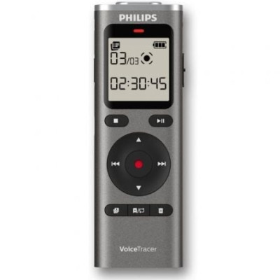 Grabadora de Voz Philips VoiceTracer DVT1170/ 20kHz/ Plata | Grabadoras de Voz