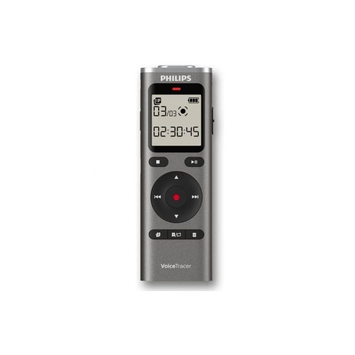 Grabadora de Voz Philips VoiceTracer DVT1170/ 20kHz/ Plata | Grabadoras de Voz