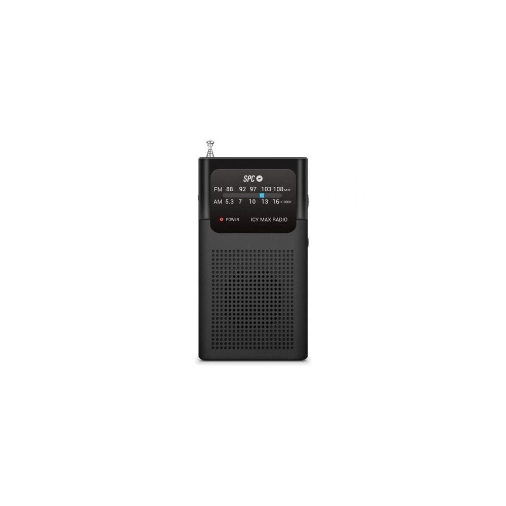 Radio Portátil SPC ICY Max/ a Pilas/ Negra | Radios