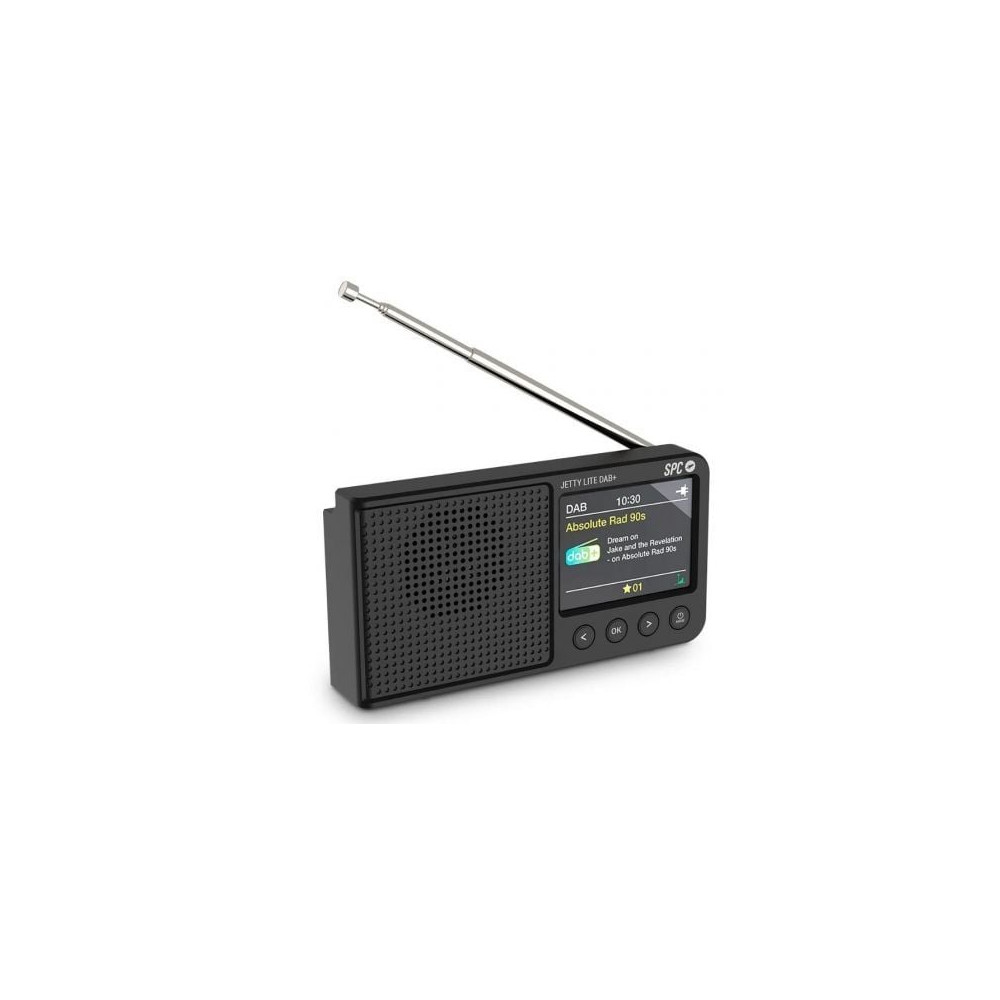 Radio Portátil SPC Jetty Lite Dab+/ con Batería/ Negra | Radios