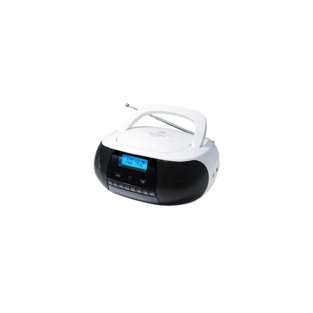 Radio CD Sunstech CRUSM400WT/ con Cable/ Blanca | Radios