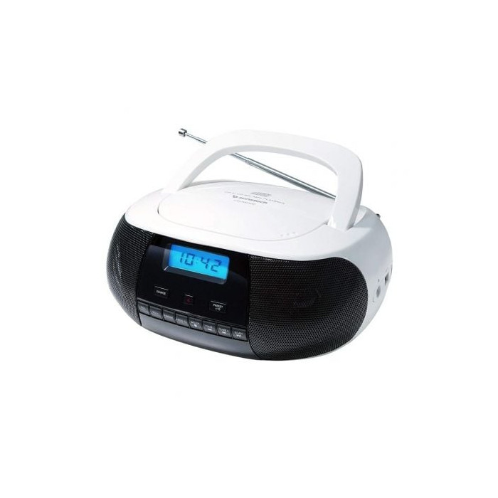 Radio CD Sunstech CRUSM400WT/ con Cable/ Blanca | Radios