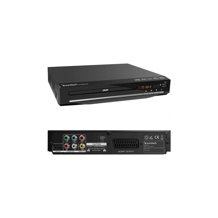 Reproductor DVD Sunstech DVPMH225BK | DVD/BluRay