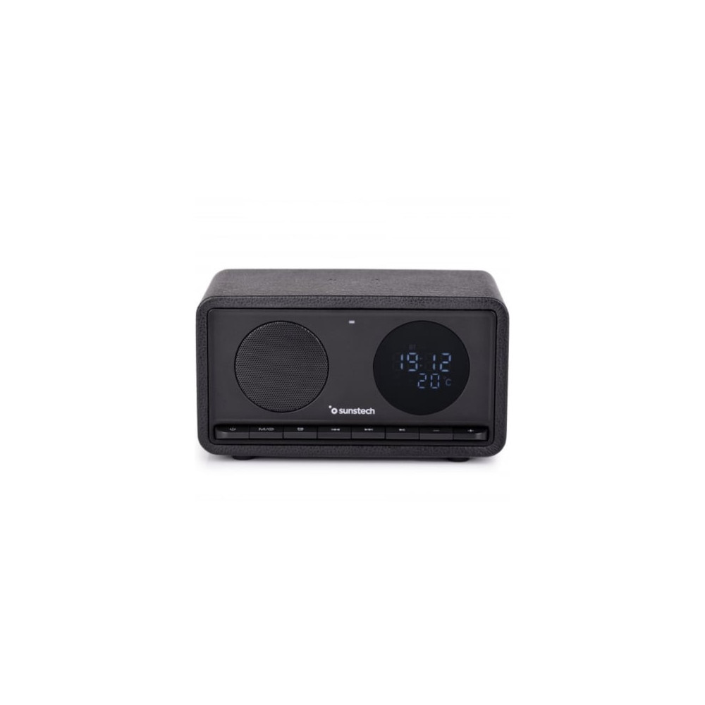 Radio Portátil Sunstech RPBT460/ con Batería/ Negra | Radios