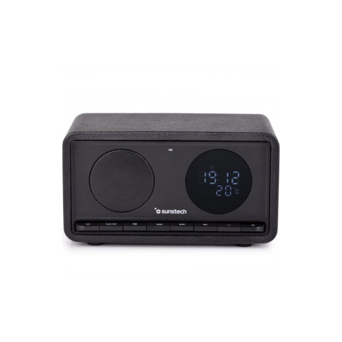 Radio Portátil Sunstech RPBT460/ con Batería/ Negra | Radios