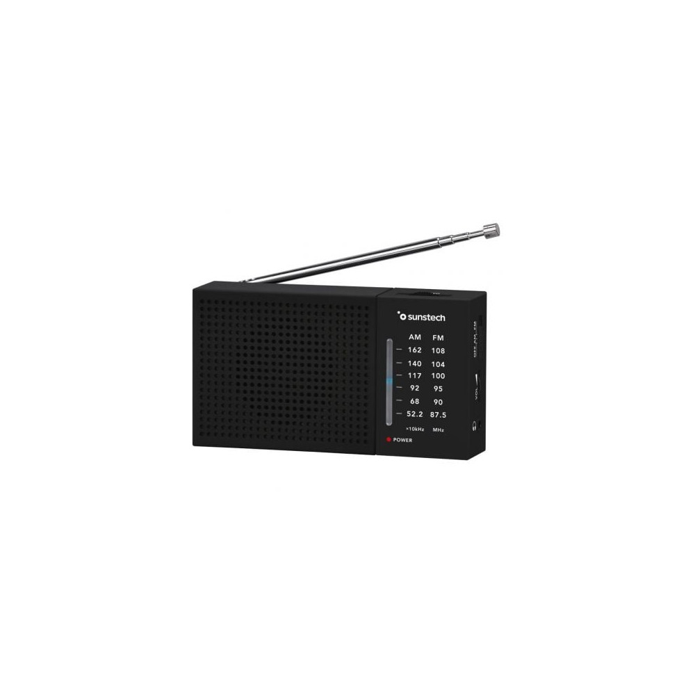 Radio Portátil Sunstech RPS412/ a Pilas/ Negra | Radios