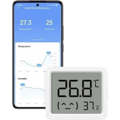 Monitor de Temperatura y Humedad Xiaomi Xiaomi Smart Temperature and Humidity Monitor 3 Mini | Estaciones