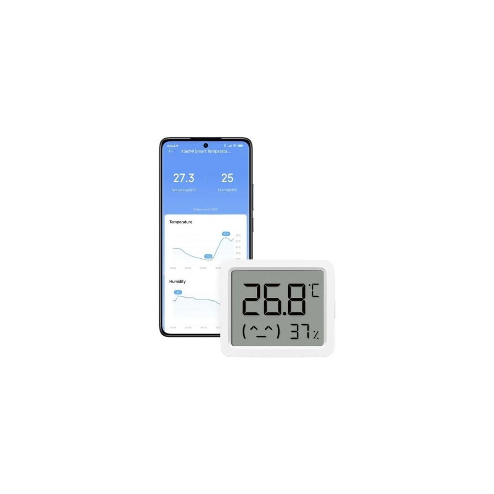 Monitor de Temperatura y Humedad Xiaomi Xiaomi Smart Temperature and Humidity Monitor 3 Mini | Estaciones