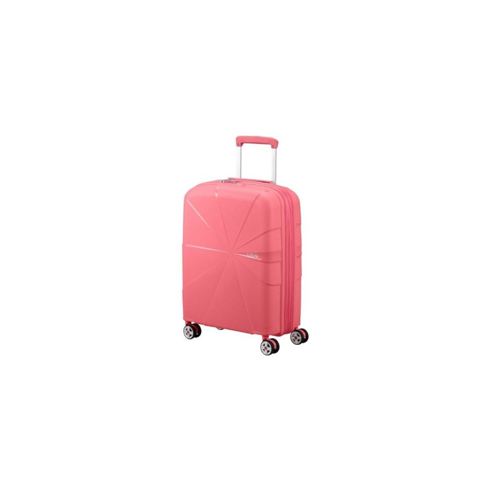 Maleta de Cabina American Tourister Starvibe Spinner 55cm/ 55x40x20cm/ 4 Ruedas/ Coral | Maletas