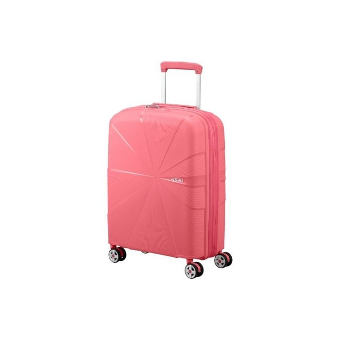 Maleta de Cabina American Tourister Starvibe Spinner 55cm/ 55x40x20cm/ 4 Ruedas/ Coral | Maletas