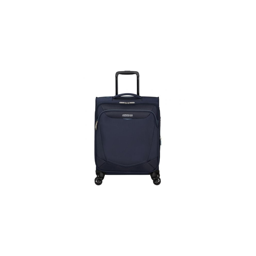 Maleta de Cabina American Tourister SummerRide Spinner 55cm/ 55x40x23cm/ 4 Ruedas/ Azul Marino | Maletas