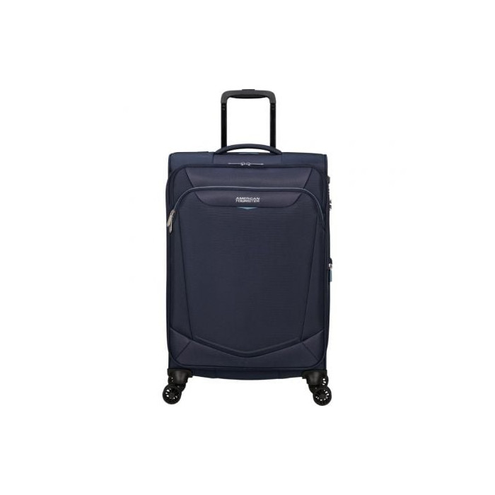 Maleta Mediana American Tourister SummerRide Spinner 69cm/ 69x43x29cm/ 4 Ruedas/ Azul Marino | Maletas