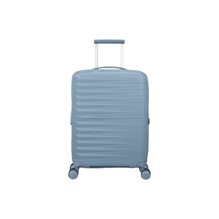 Maleta de Cabina American Tourister FastForward Spinner Expansible 55cm/ 55x40x23cm/ 4 Ruedas/ Azul | Maletas