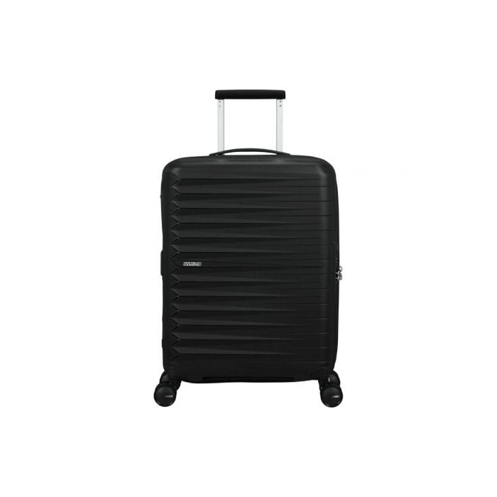 Maleta de Cabina American Tourister FastForward Spinner Expansible 55cm/ 55x40x23cm/ 4 Ruedas/ Negro | Maletas