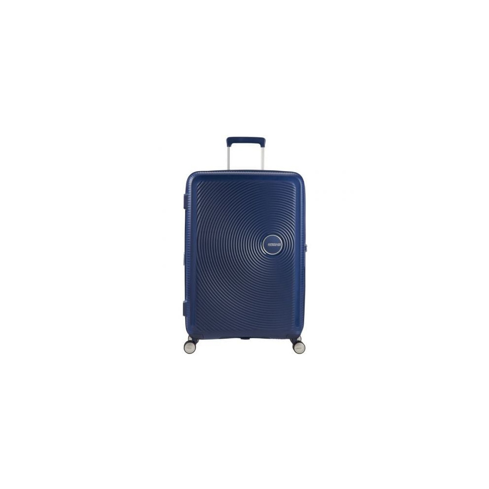 Maleta Mediana American Tourister SoundBox Spinner 67cm/ 67x46.5x29cm/ 4 Ruedas/ Azul Marino | Maletas